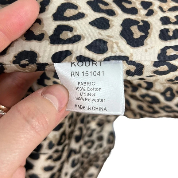 Kourt • Denim Blazer Leopard Lined - Picture 7 of 11